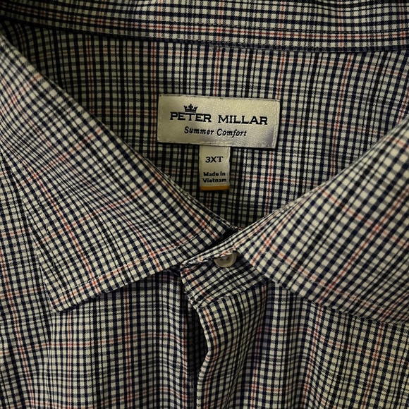 3XL summer comfort Peter Millar button down - Picture 1 of 4